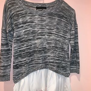 Grey and black Sweater